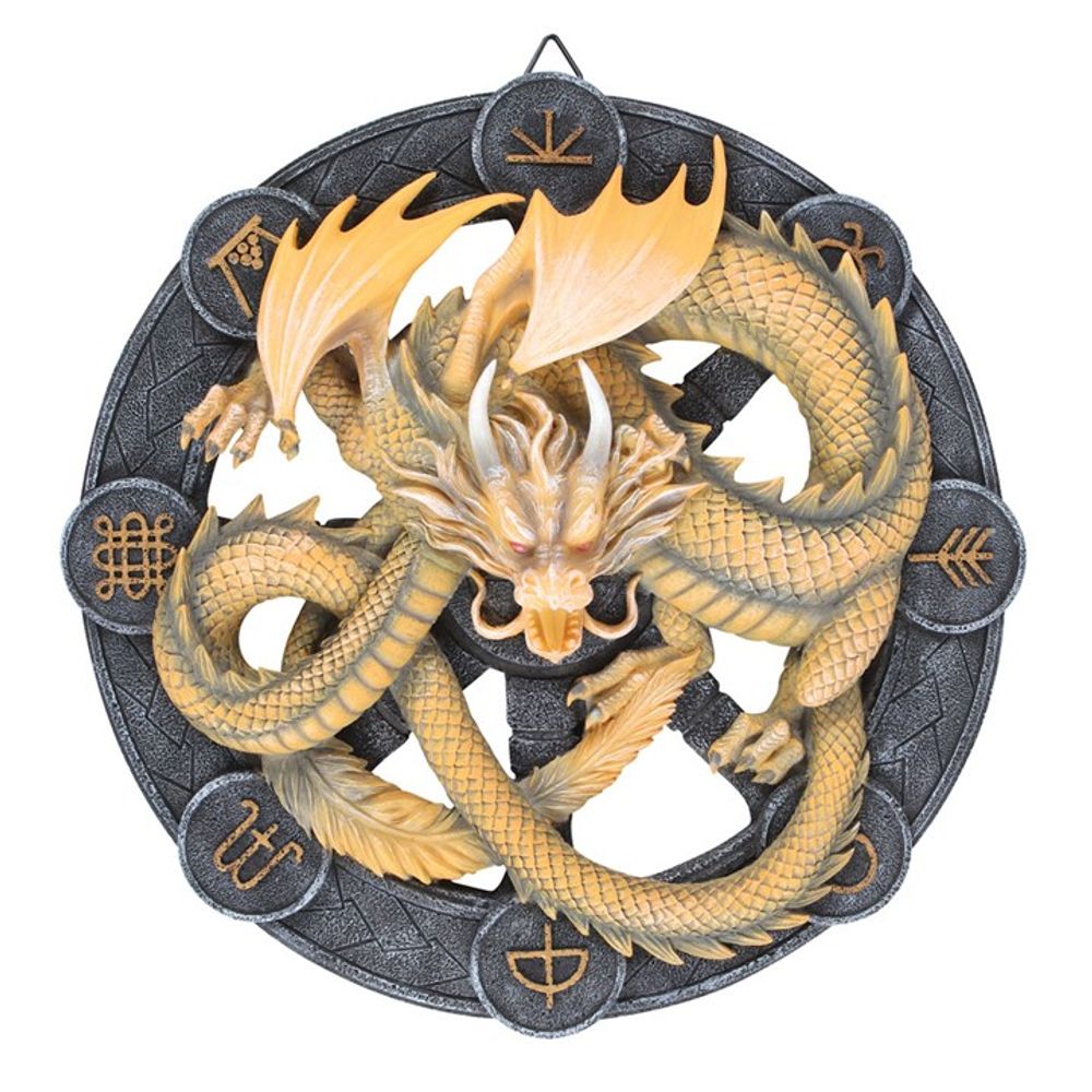 Imbolc Dragon Resin Wall Plaque by Anne Stokes
