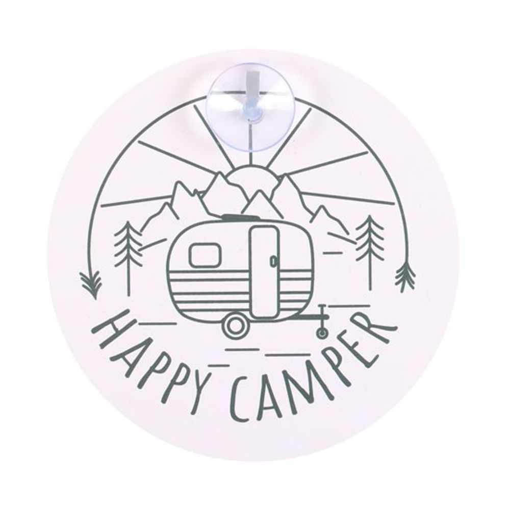 Happy Camper Window Sign