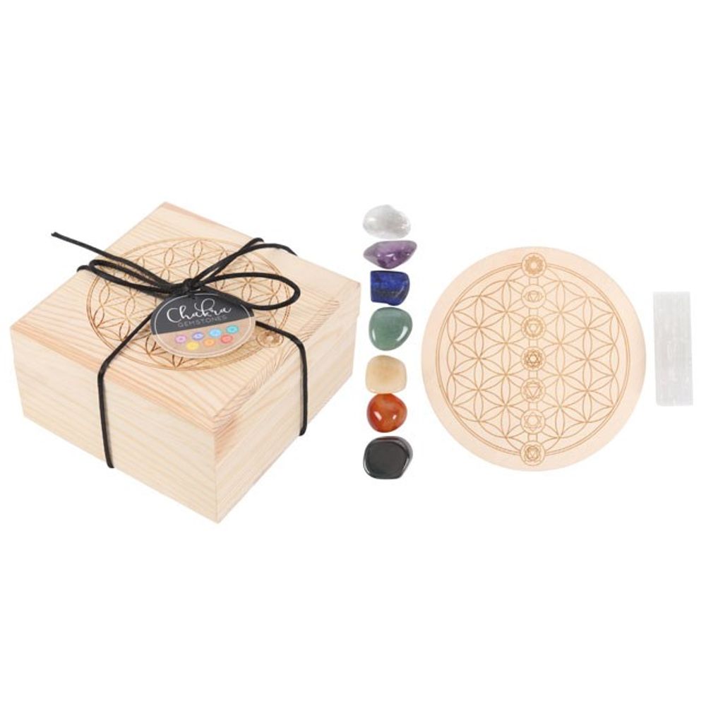 Chakra Crystal Grid Gift Set