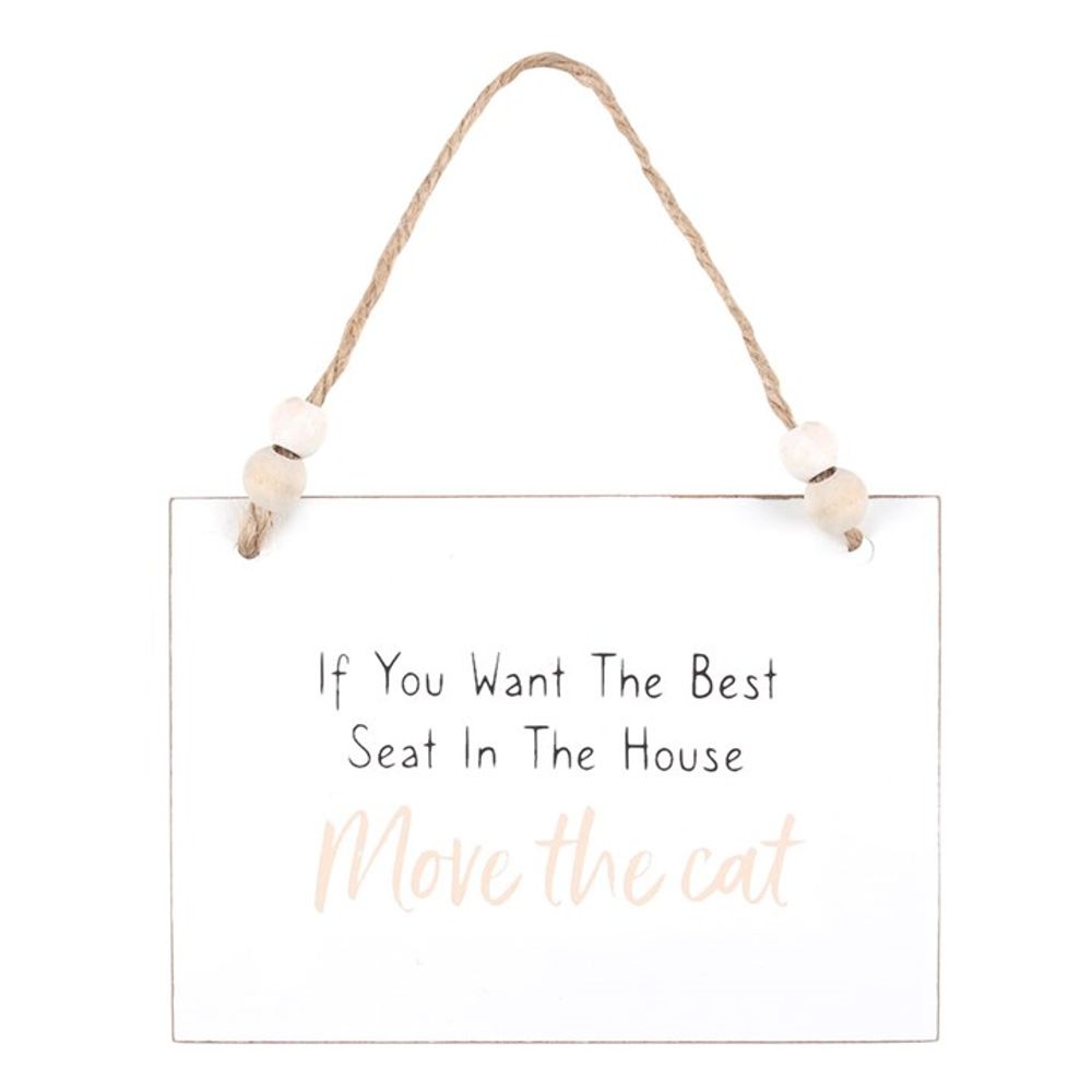 Move The Cat Hanging Sign