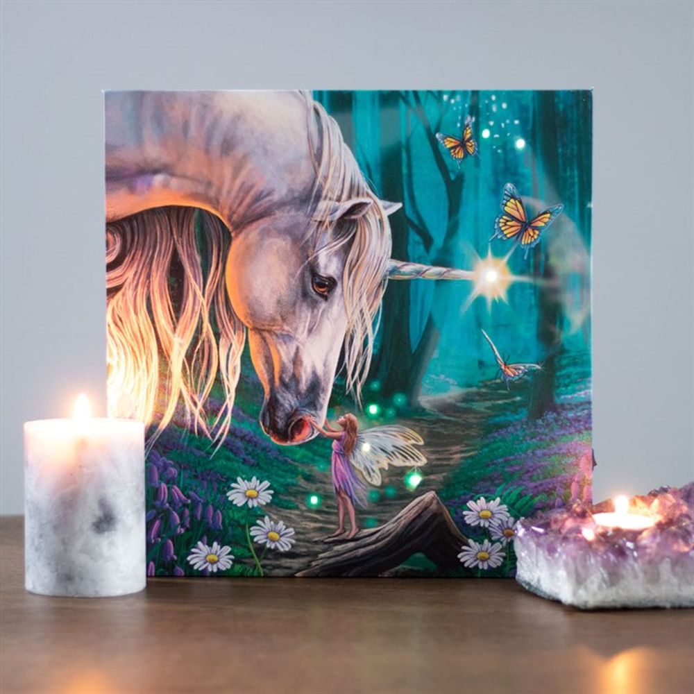 Fairy Whispers Light Up Canvas Plaque by Lisa Parker