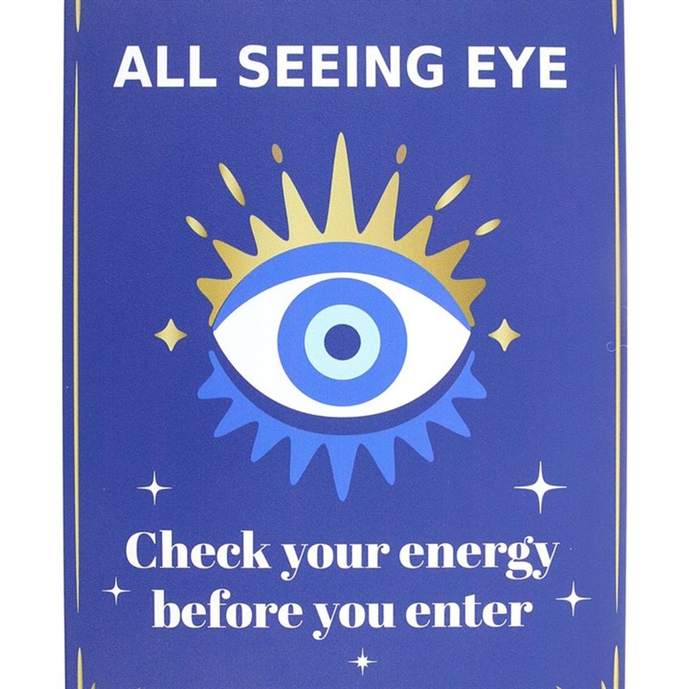 30cm All Seeing Eye Metal Hanging Sign