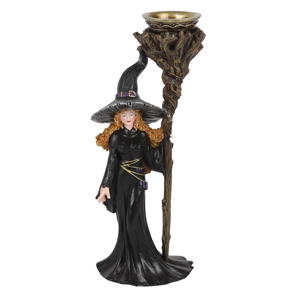 Witch with Staff Backflow Incense Burner