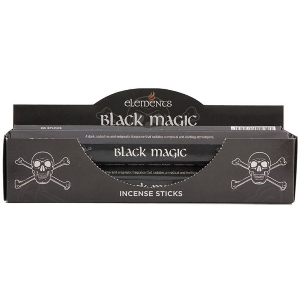 Set of 6 Packets of Elements Black Magic Incense Sticks